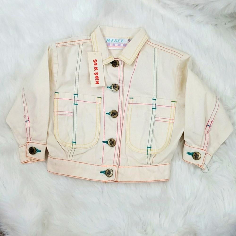 Vintage Jet Set Mamuye Bros denim girls jacket New Size 2T